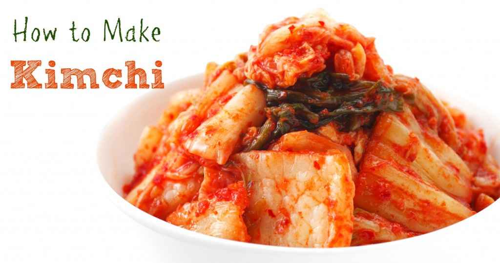 Here is a basic recipe for making kimchi