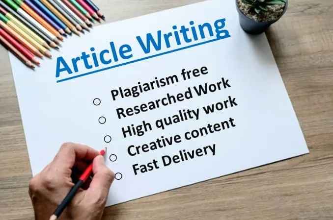 how to write good article