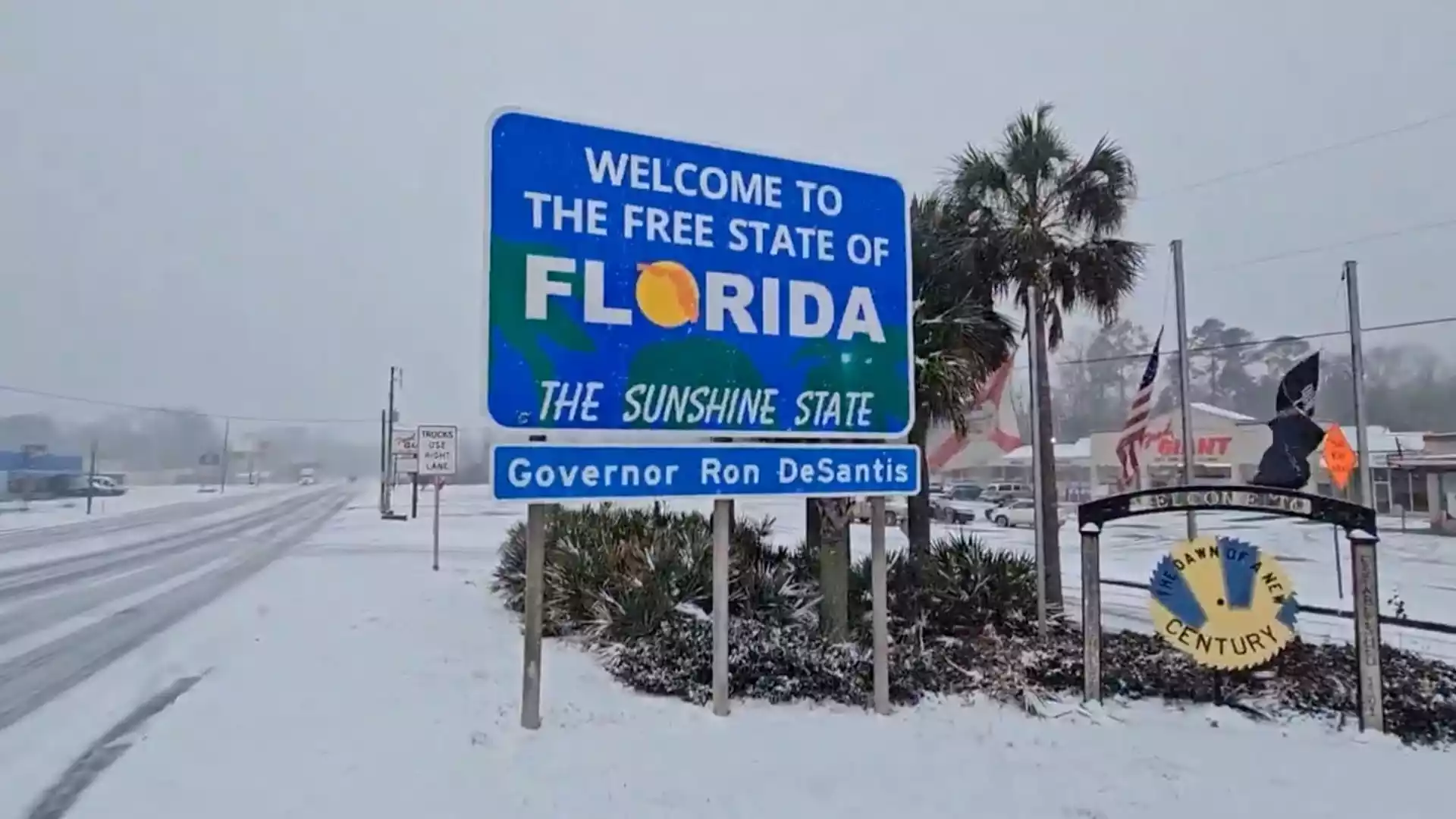Snowfall In Pensacola