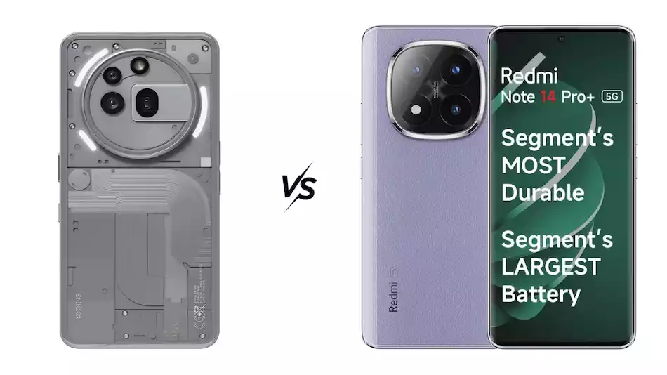 Nothing Phone (3a) Pro vs Redmi Note 14 Pro+