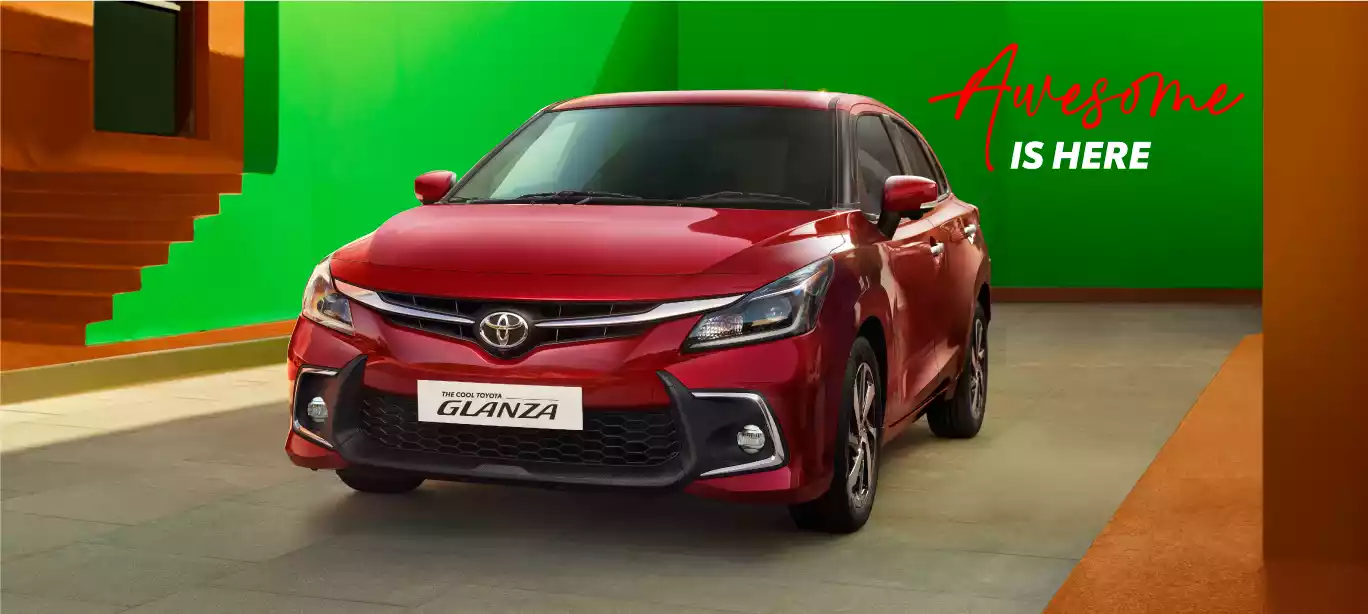 Toyota Glanza in just 99 Rs EMI